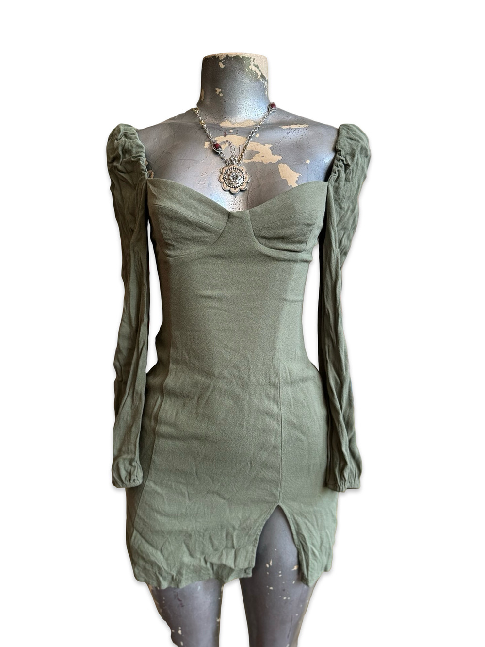 Wilfred Novella Sage Mini Dress Size 0